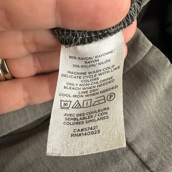 2/$30 LOFT Outlet Straight Leg Chino Pants High Waist Olive 00P #A0634 TRB3 - Picture 8 of 9